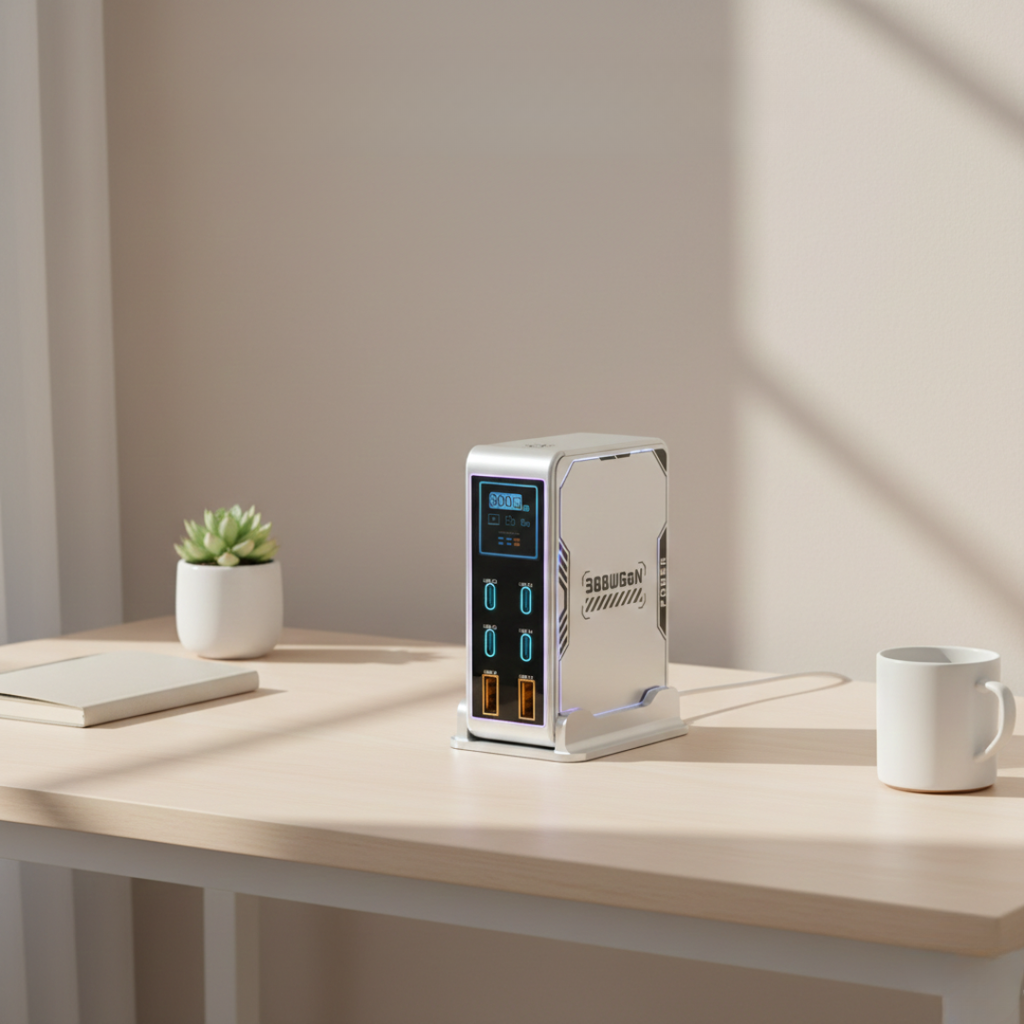 PowerHub 300W GaN Çoklu USB Portlu Şarj Cihazı Bugün