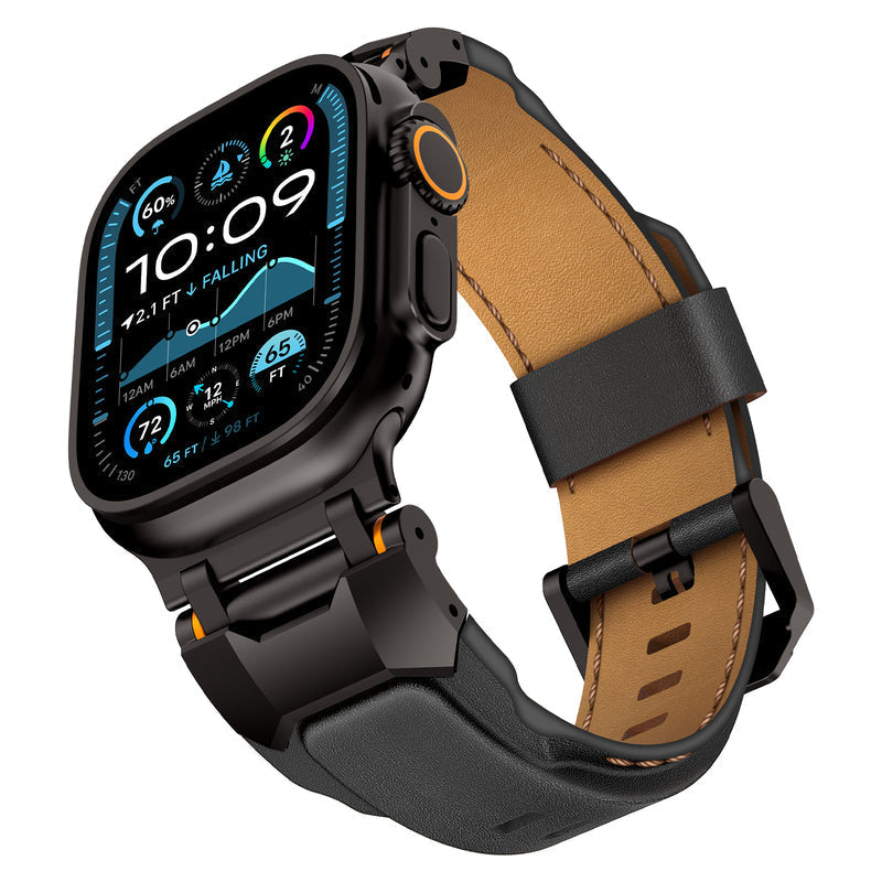 Läderarmband för Apple Watch-tillbehör
