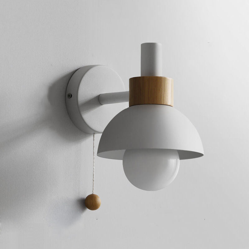 Fjordly Macaron Globe Wall Sconce Light With Pastel Glow