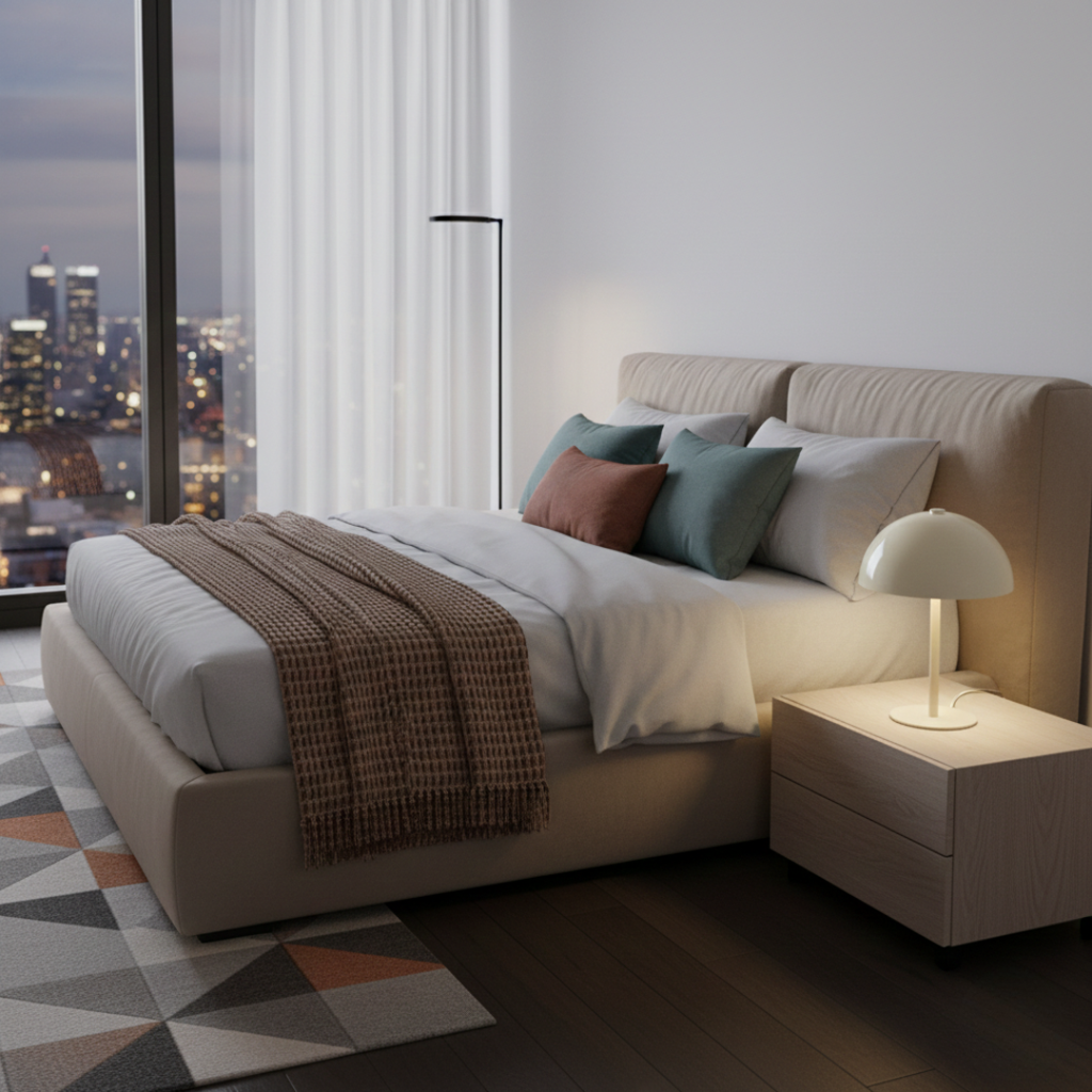 Ledningsfri LED-skrivebordslampe med genopladeligt batteri til fleksibel, moderne belysning | compagnien