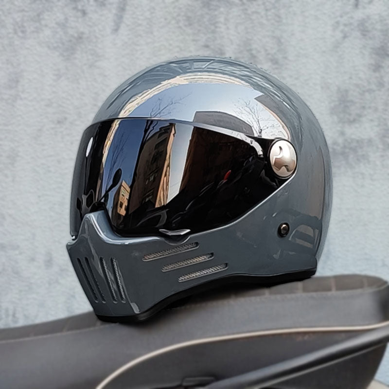 Přilba na motocykl typu Full Face Cruiser | Tmavý štít - schváleno DOT a ECE