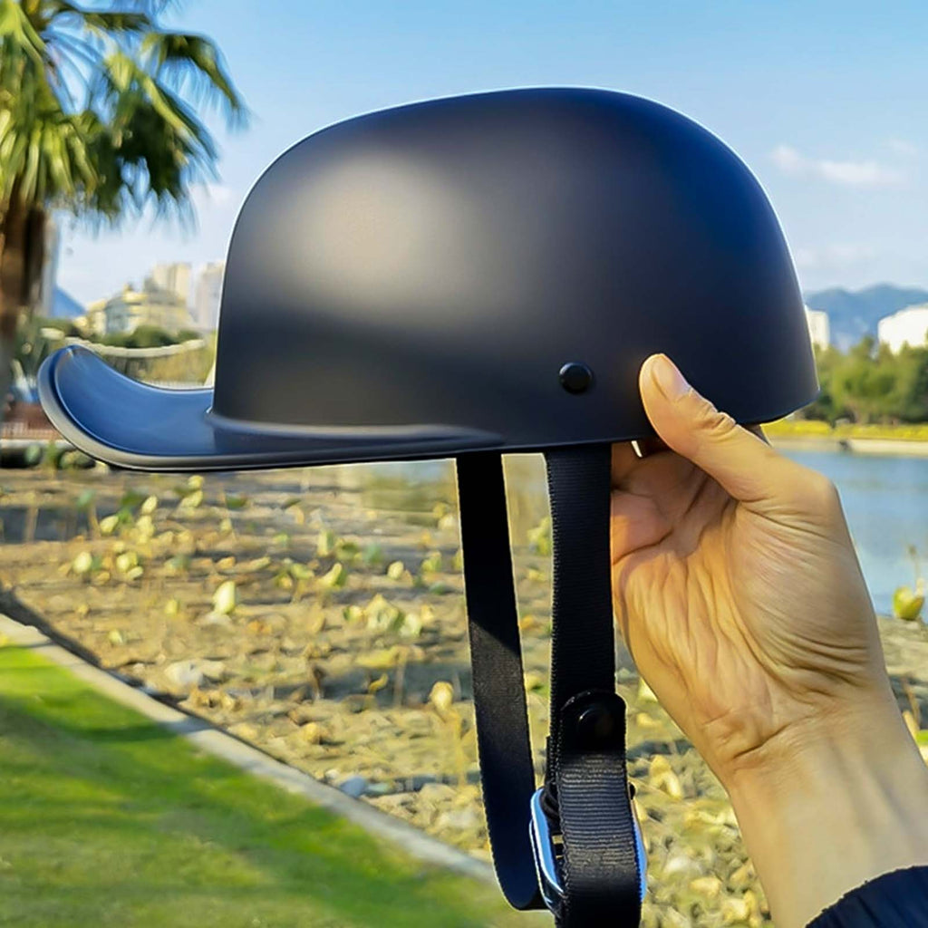 Kask motocyklowy w stylu czapki z daszkiem - zatwierdzony przez DOT
