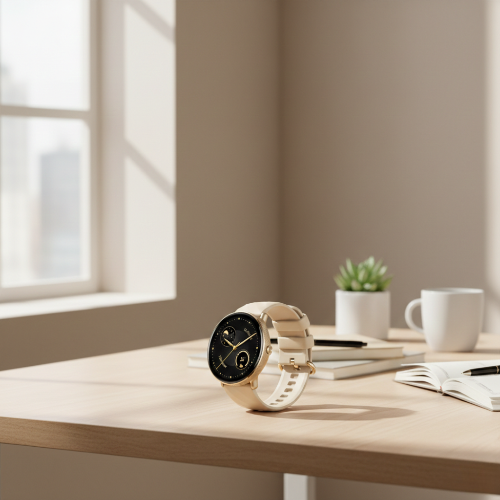 AMOLED Smartwatch With Bluetooth Calling Stainless Steel Waterproof Design