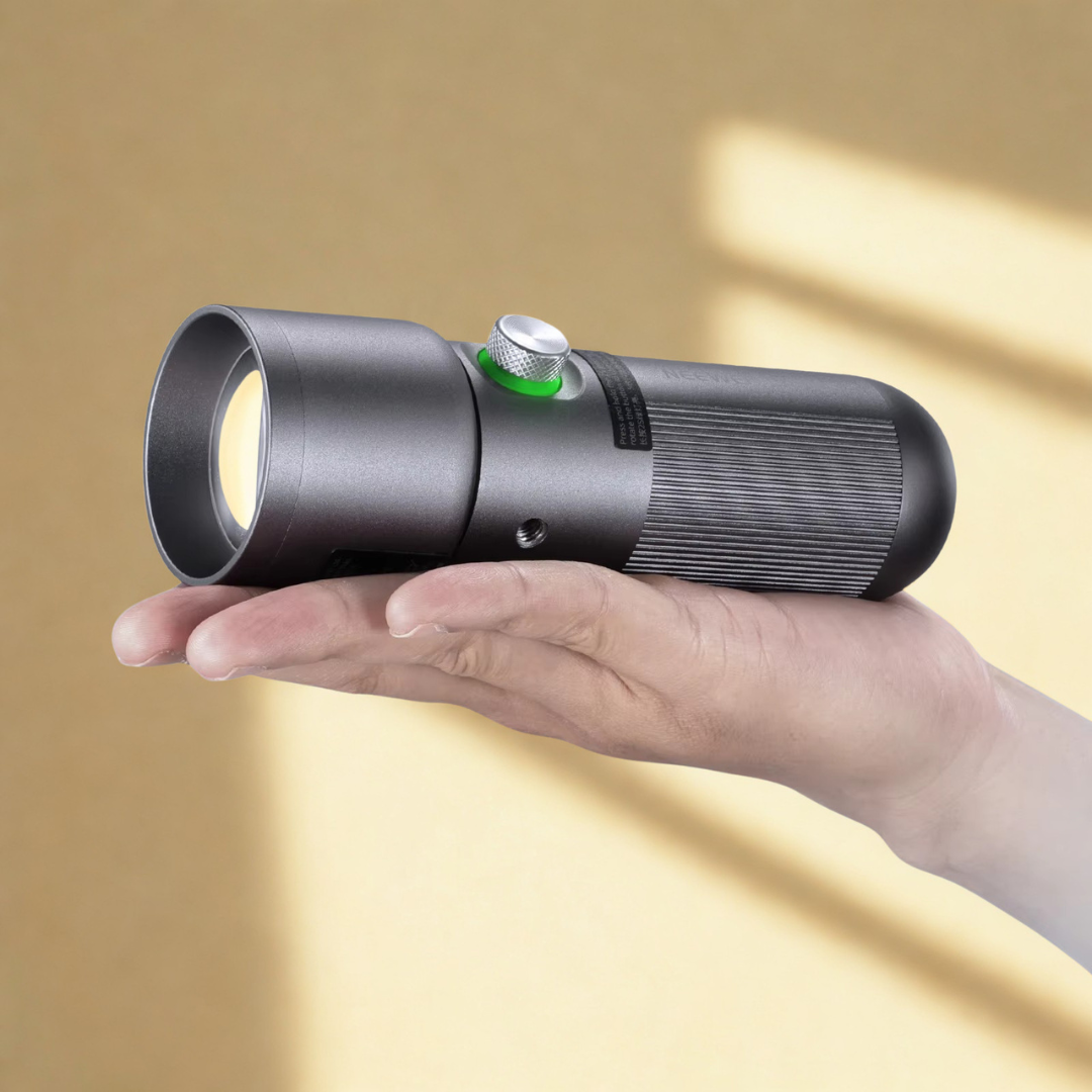 Fotografické světlo s RGB barvami a gobo filtry