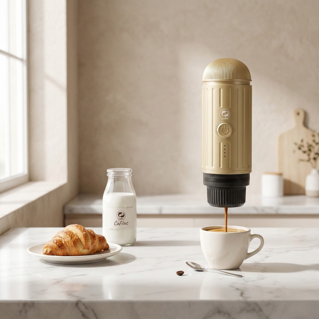 Portable Espresso Maker for Camping and Outdoor Trips