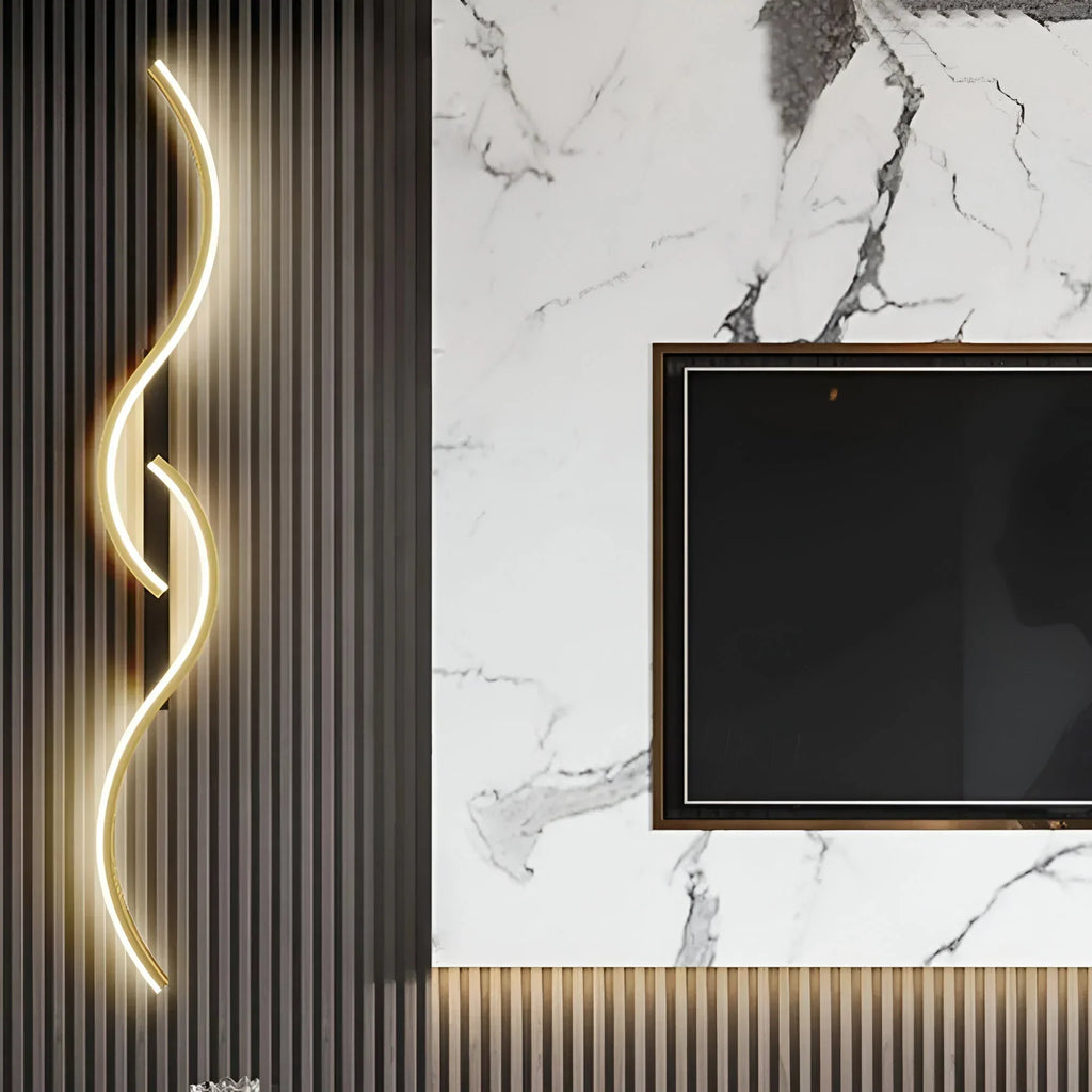 LumaArc LED Wall Light | Modern Curved Accent Lighting