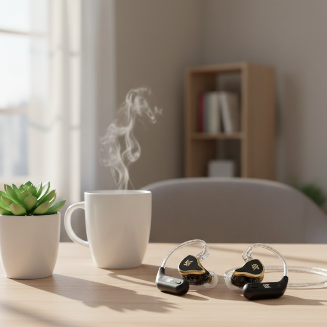 KZ ZAS Hybrid Wired Earphones For HiFi Sound Quality