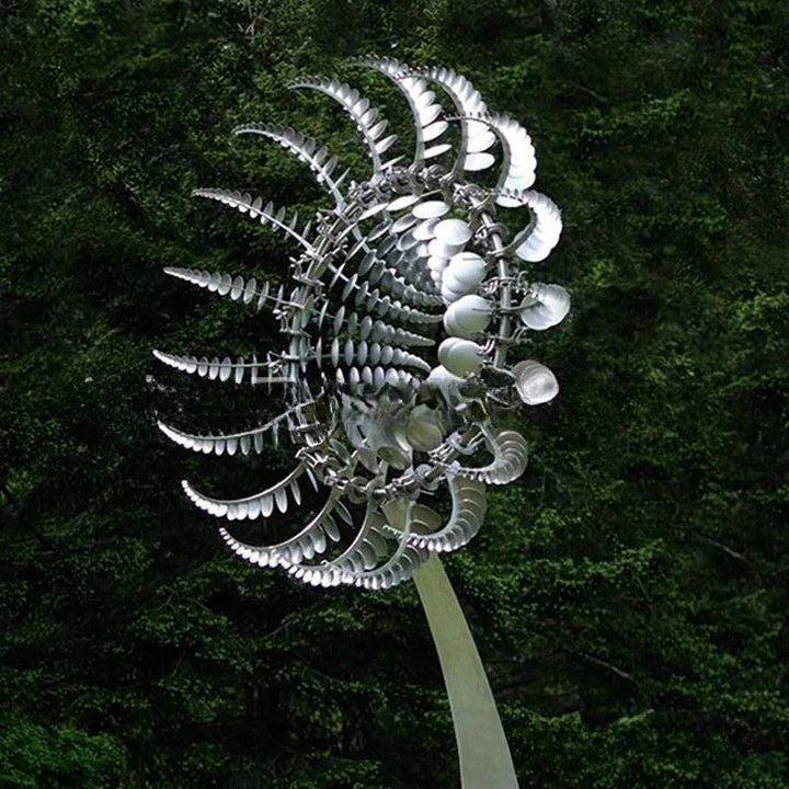 Neuer magischer Metall-Windmühlen- und kinetischer Windspinner mit Rostschutz