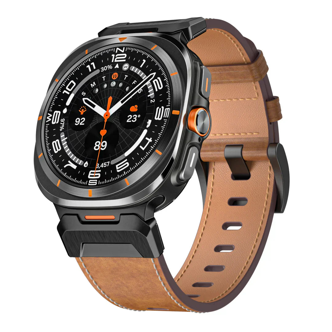 Taktikai bőrszíj Samsung Galaxy Watch Ultra okosórához