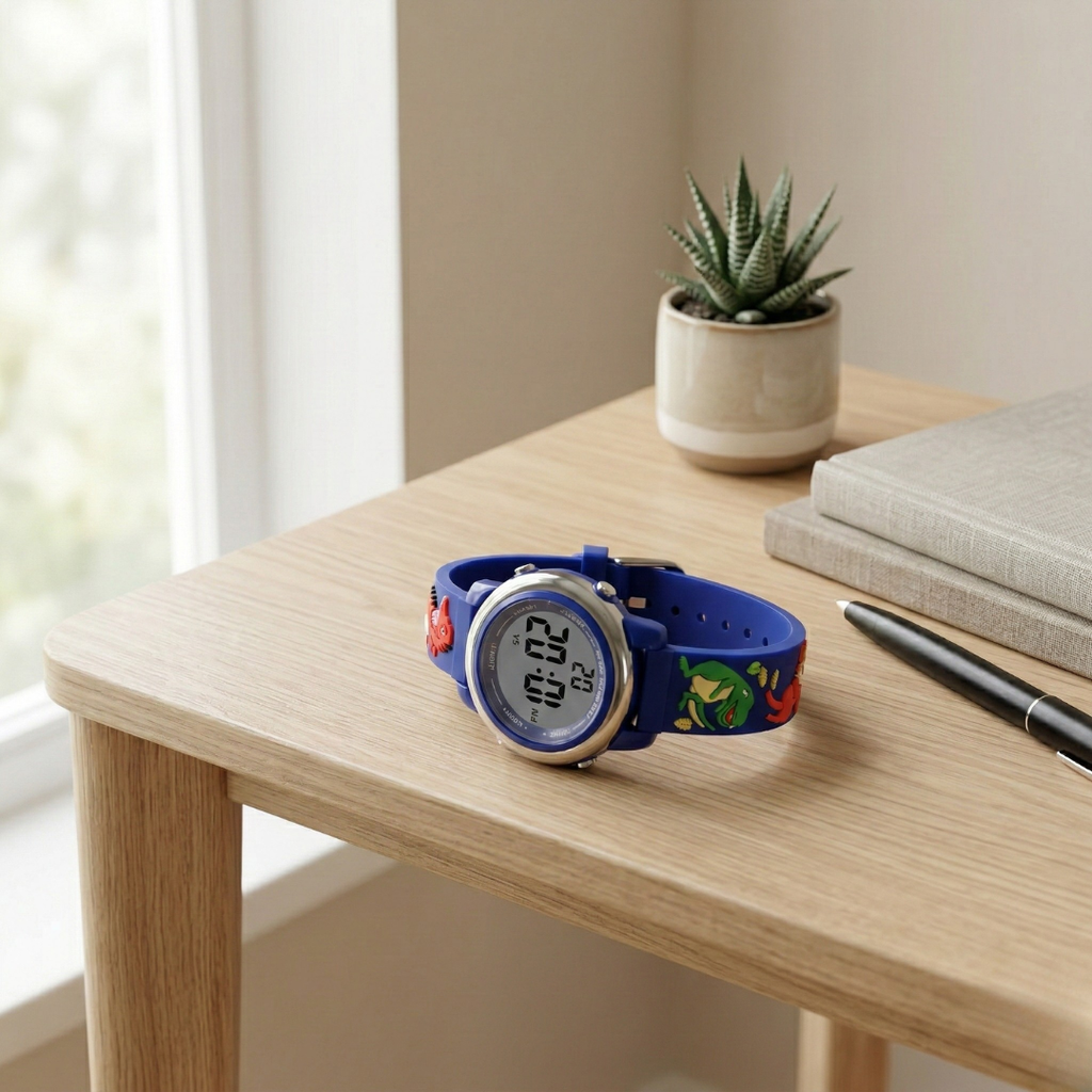 Kids Smartwatch With Alarm And Water-Resistant Build