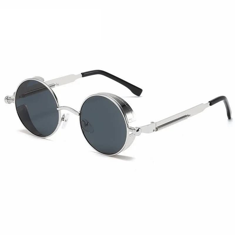 Okulary przeciwsłoneczne Aurora Vision Vintage Round z ochroną UV400, retro design | compagnien