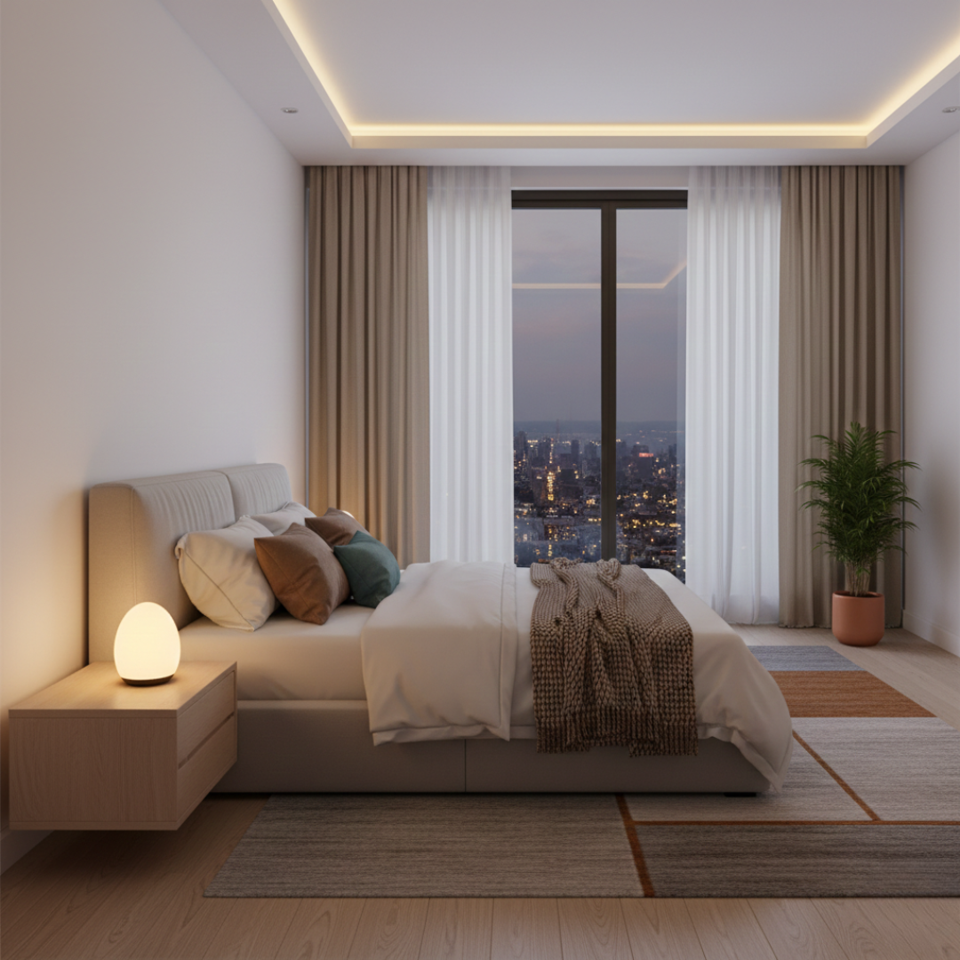 Lampada da comodino con LED ricaricabile per un uso facile
