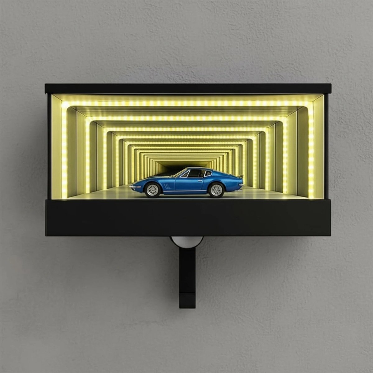 מארגן מפתחות רכב Lumokey עם תאורת LED, מודפס בתלת מימד