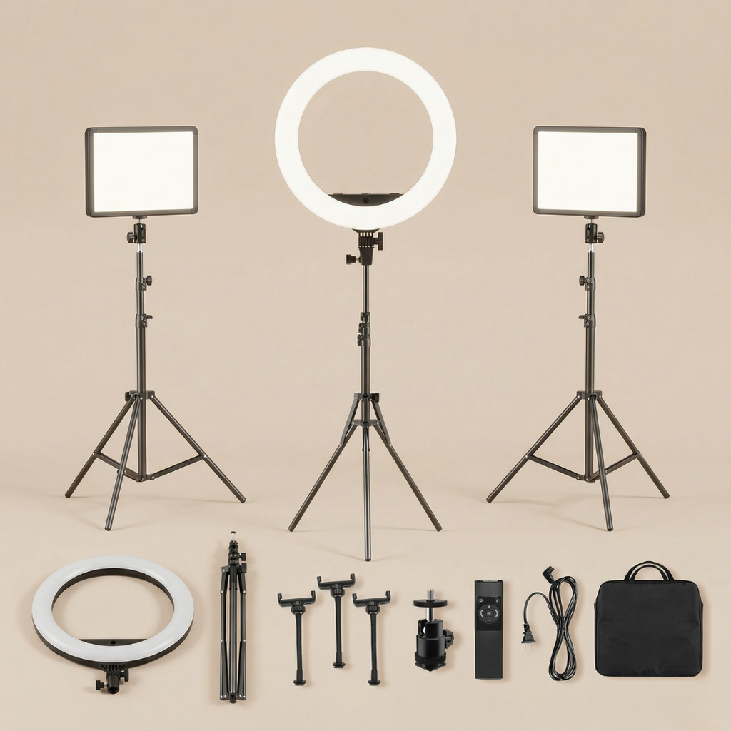 ProLite 18-Inch Circular LED Light With Tripod Stand