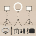 ProLite 18-Inch Circular LED Light With Tripod Stand