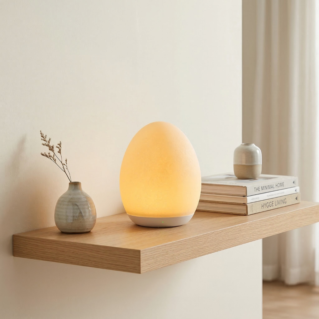 Lampada da comodino con LED ricaricabile per un uso facile