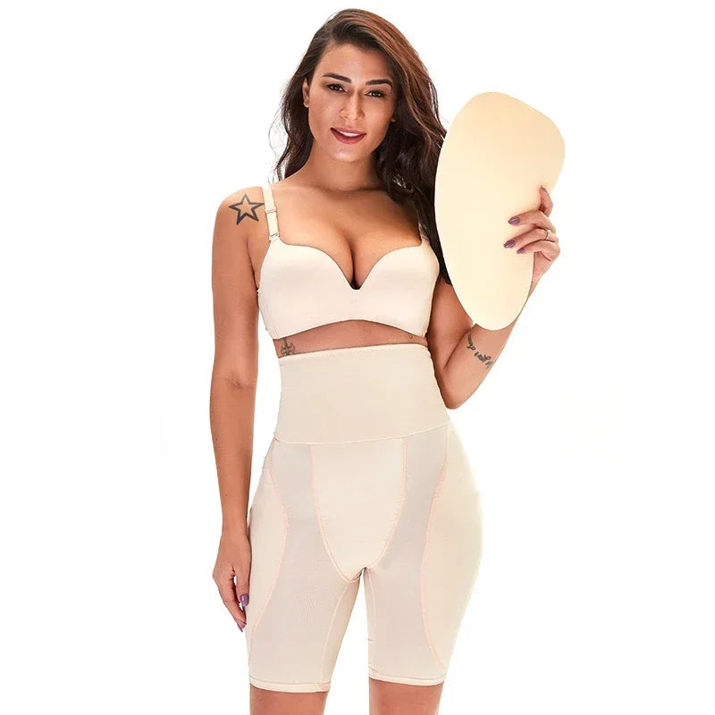 NovaCurve Hüftformer mit hoher Taille, gepolstert, Hüftverstärker, Po-Lifter, Bauchweg-Slip
