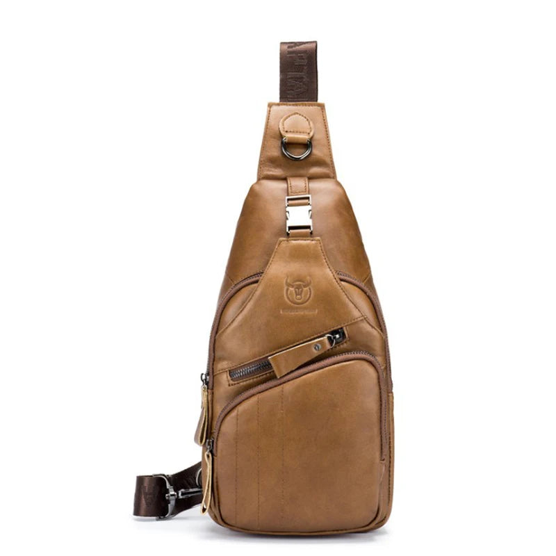 Herren Leder-Brusttasche für den täglichen Gebrauch
