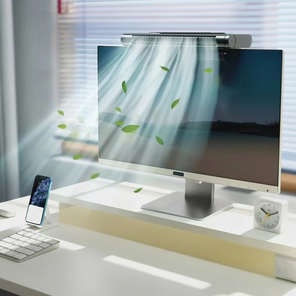 מאוורר שולחני USB ללא להבים של COOLMORA למחזור אוויר יומי מרענן