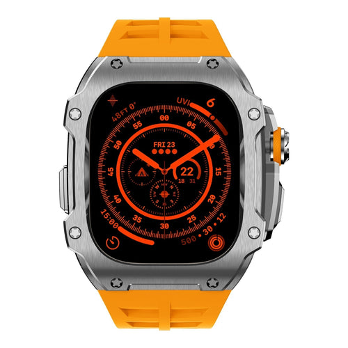 Apple Watch Ultra Vanguard Case RM7015 Silver Stainless Steel | compagnien