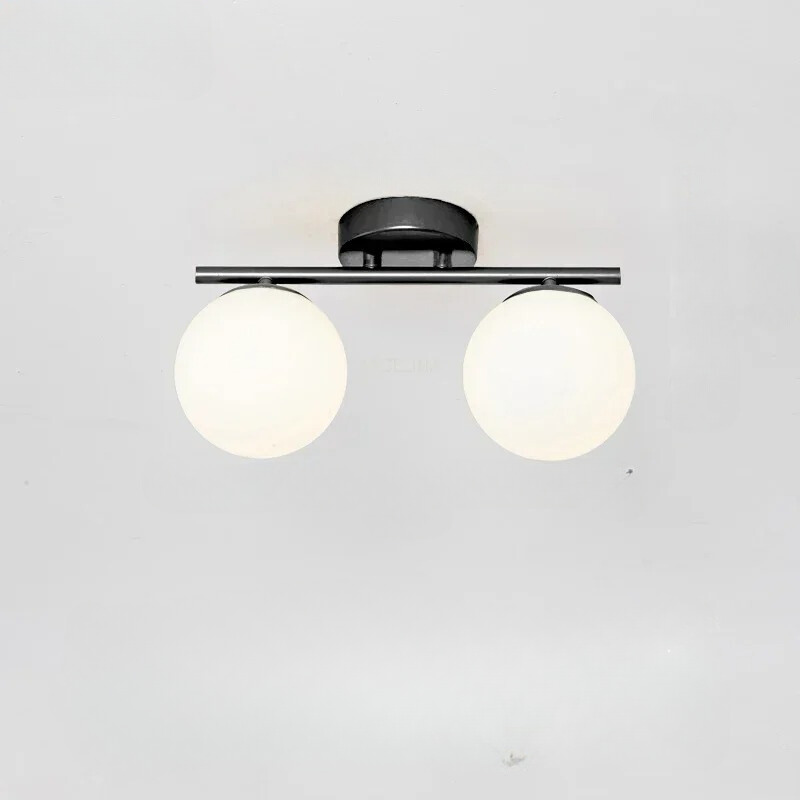 Nordic LED skleněné stropní svítidlo – elegantní bílá koule pro každý prostor