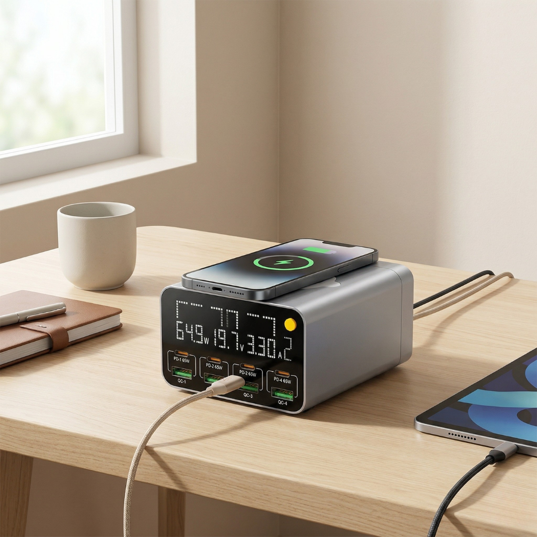 Versatile USB Charger Station With Multiple Ports For Electronics