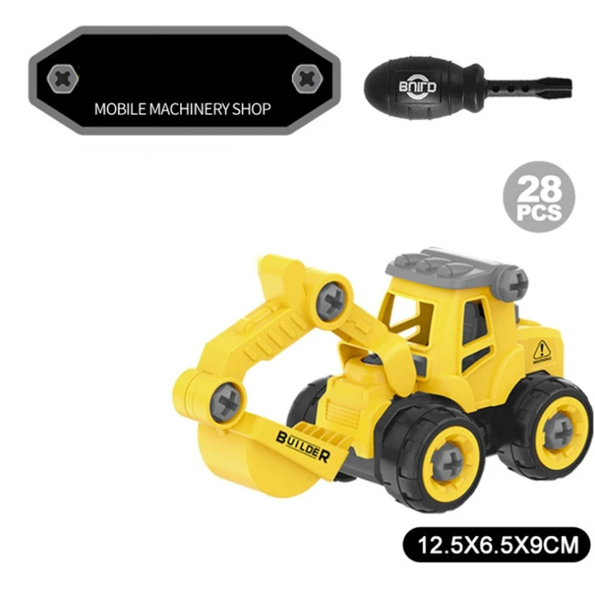 BuildMate | DIY Construction Trucks Playset For Engineering And Imaginative Play | Orntli