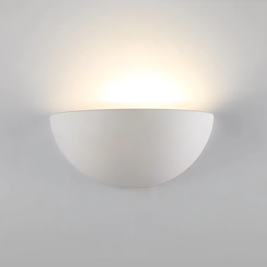 LyraGlo Fali Lámpa LED E27 Kézzel Kötött Gipszvas