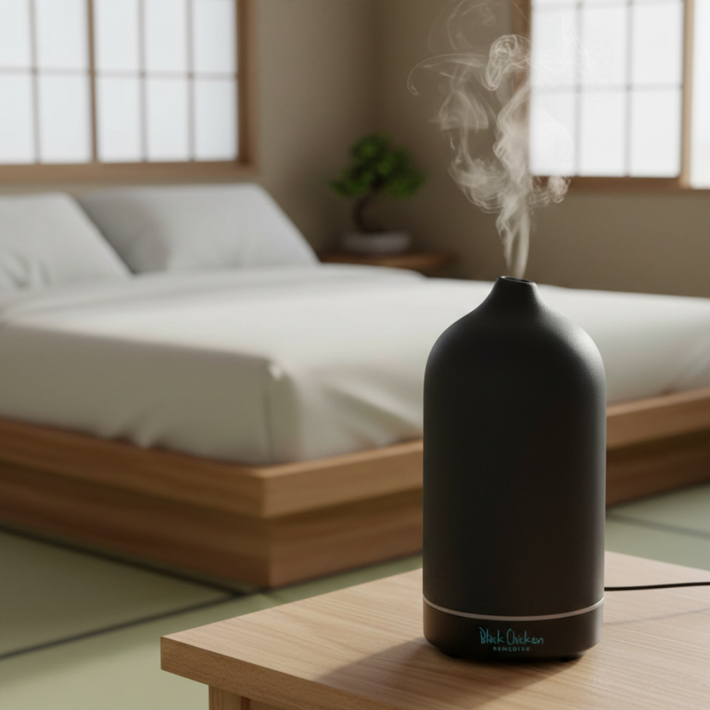 Ultrazvukový difuzér v kompaktní formě pro aromaterapii
