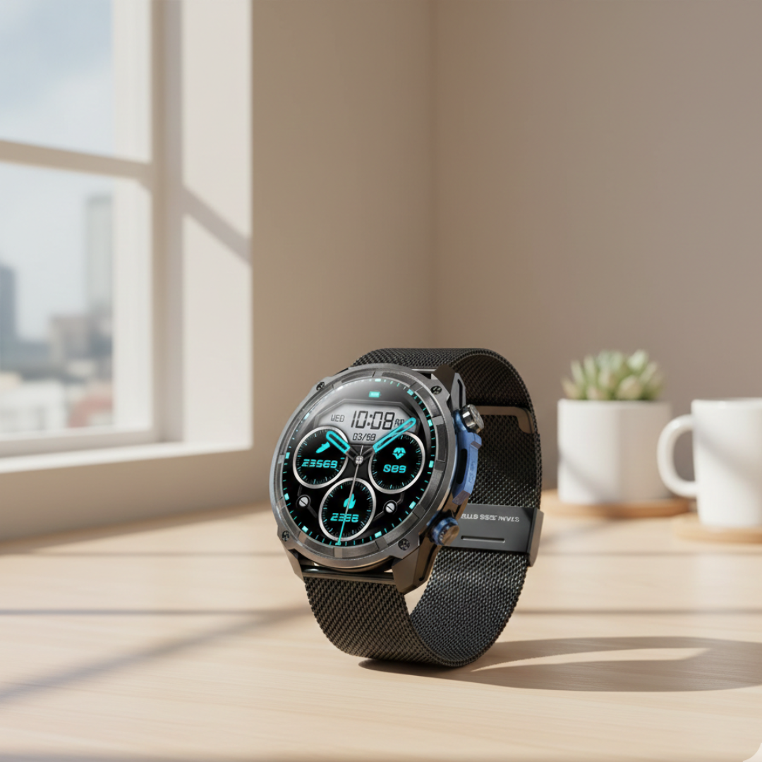 Smartwatch GPS do użytku na zewnątrz z mapami offline, wodoodporny zegarek sportowy