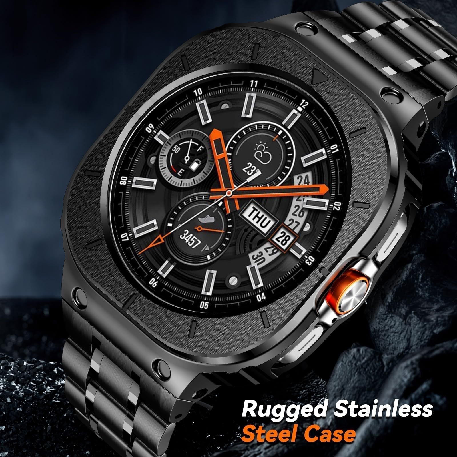 Robust beskyttelsesetui til Samsung Galaxy Watch Ultra 47mm