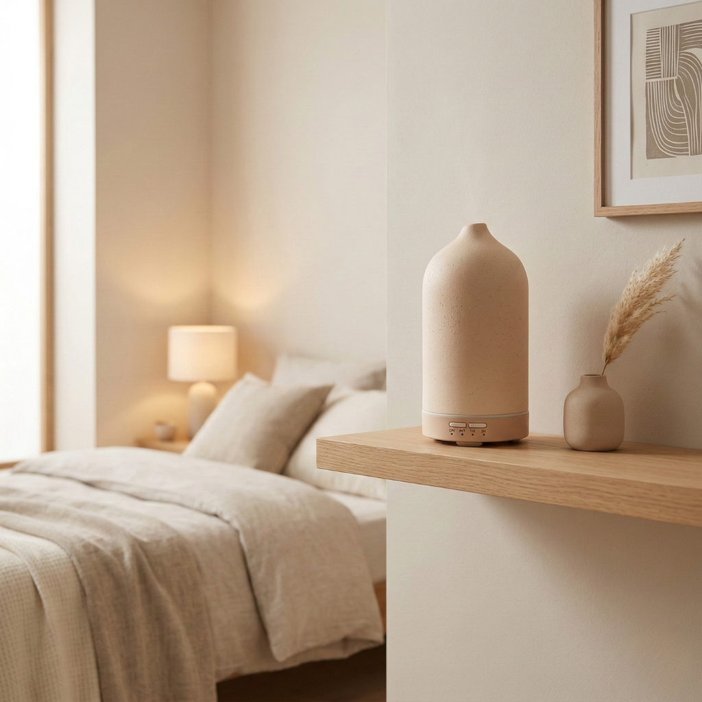 Dekorativ keramisk diffuser til aromatiske olier derhjemme