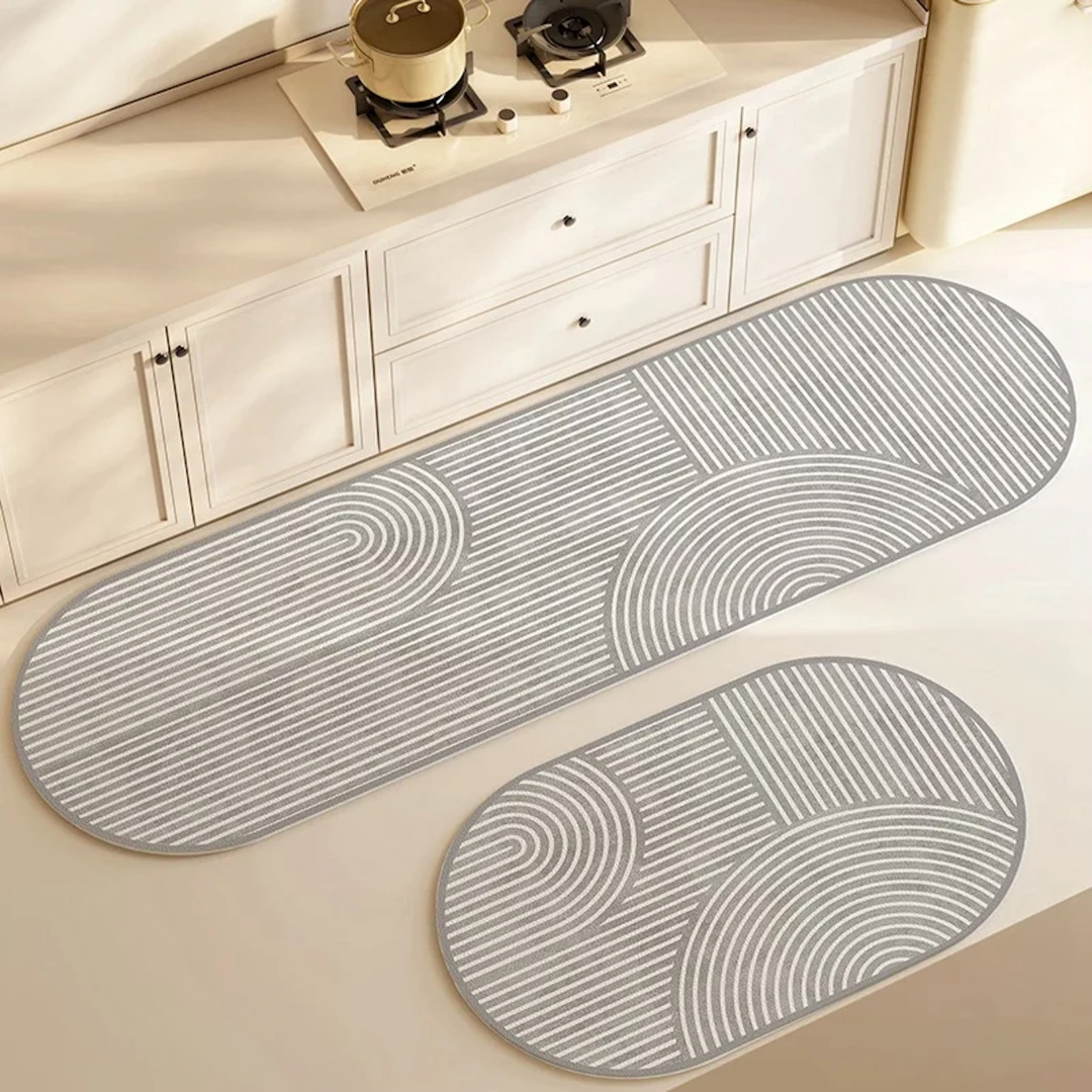 Tapis de cuisine antidérapant à séchage rapide pour les espaces repas