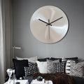 Sleek Minimalist Wall Clock in Stainless Steel | Orntli