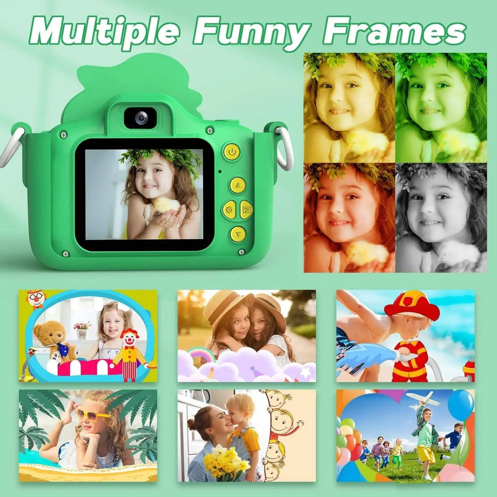 NovaDino Kinderkamera, 1080P HD, Dinosaurier-Entdecker für Kinder von 3 bis 9 Jahren