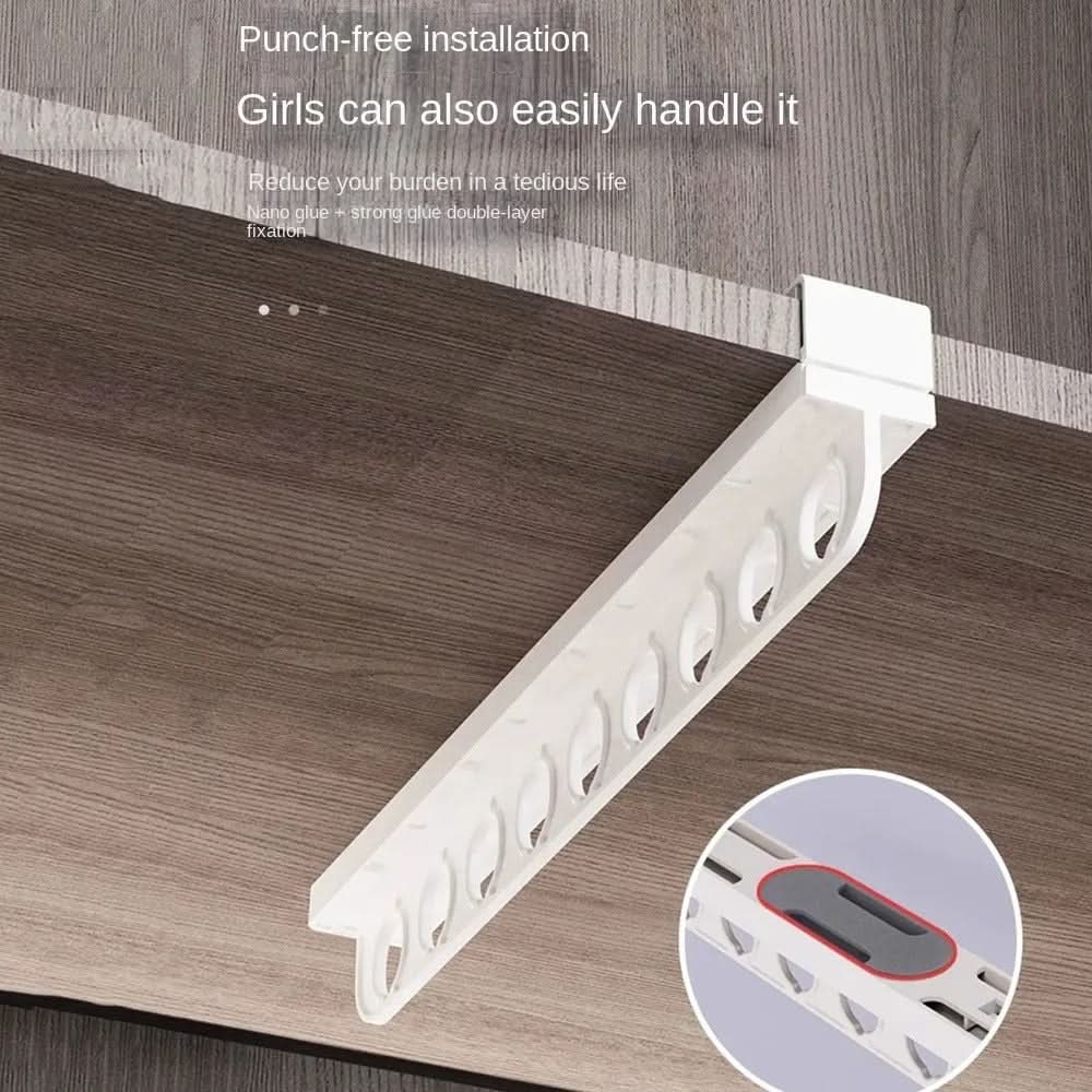 SwiftGlide Pull-Out Rack for Wardrobe Organizers Space-Saving Effortless Organization