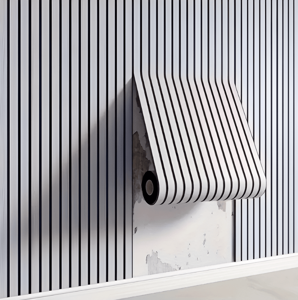 3D Akupanel Selbstklebende Wandpaneele mit Holzstruktur