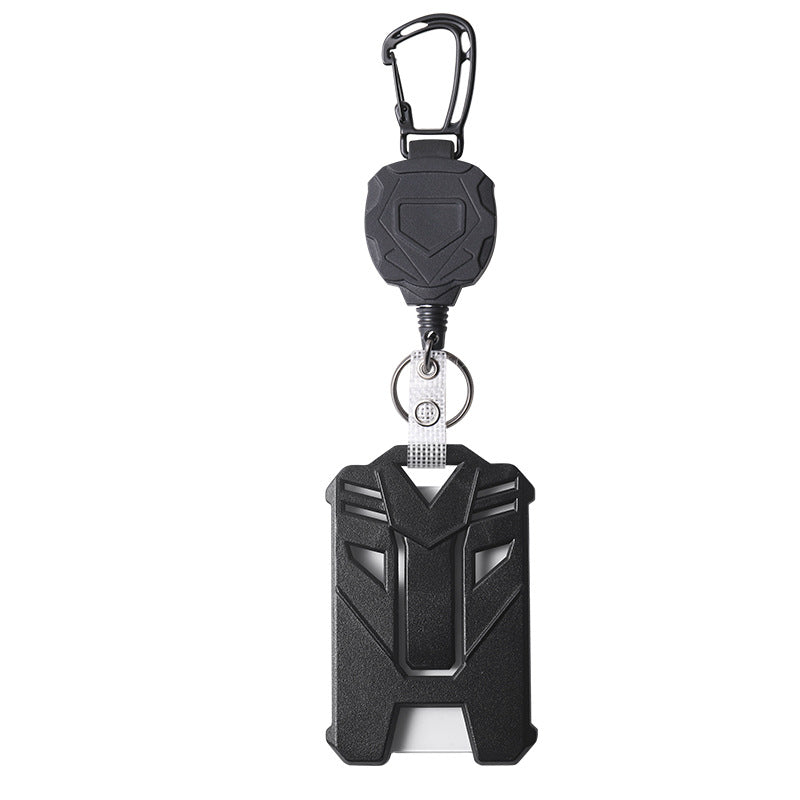 Extendable ID Badge Reel With 80cm Reach And 360 Degree Swivel Carabiner