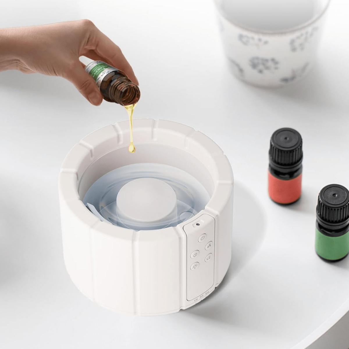AstraGlow aroma diffúzor illóolajjal ultrahangos lángpárásító otthoni spa használatra