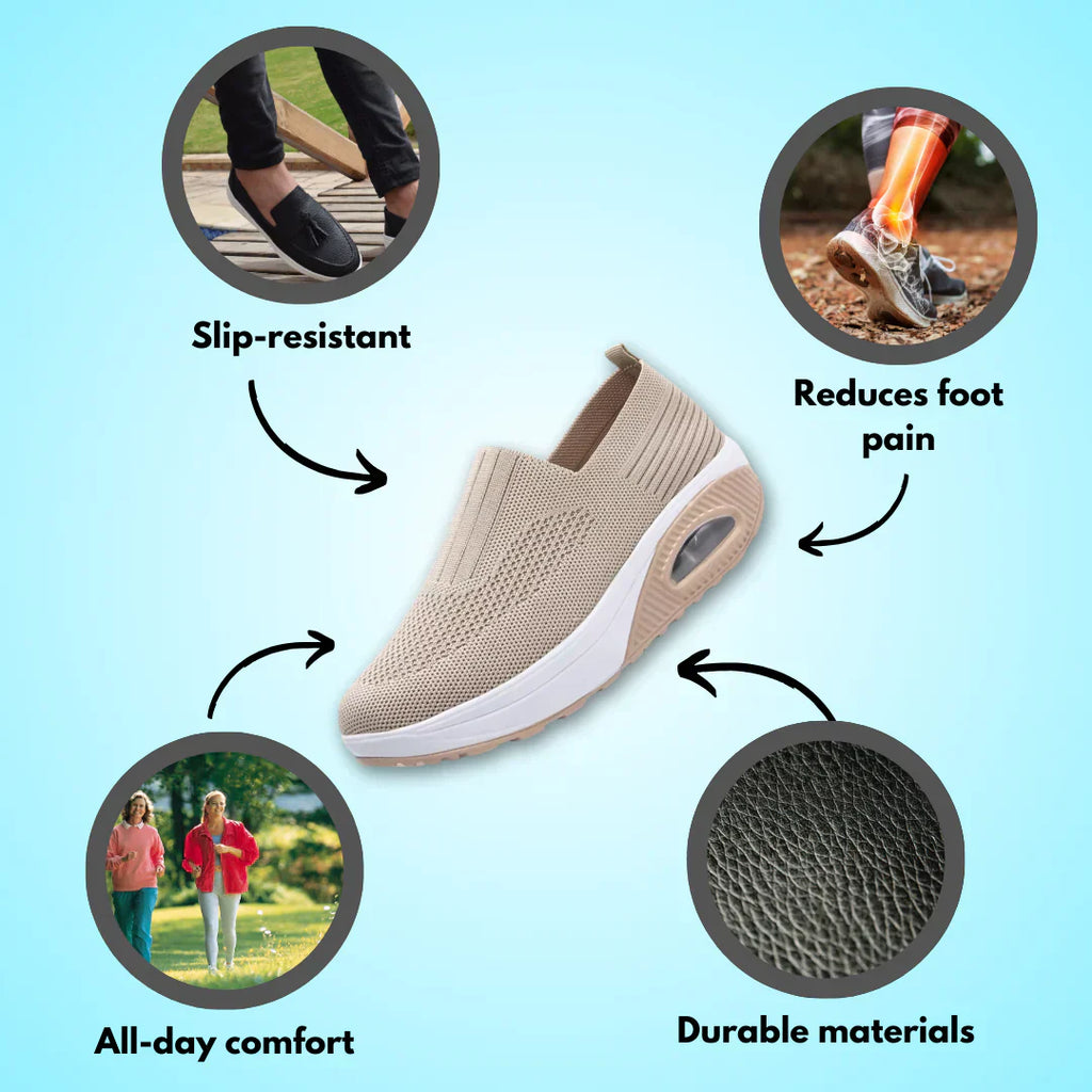 NovaFlex Orthopedic Women's Sneakers For Swollen Feet And Edema Relief