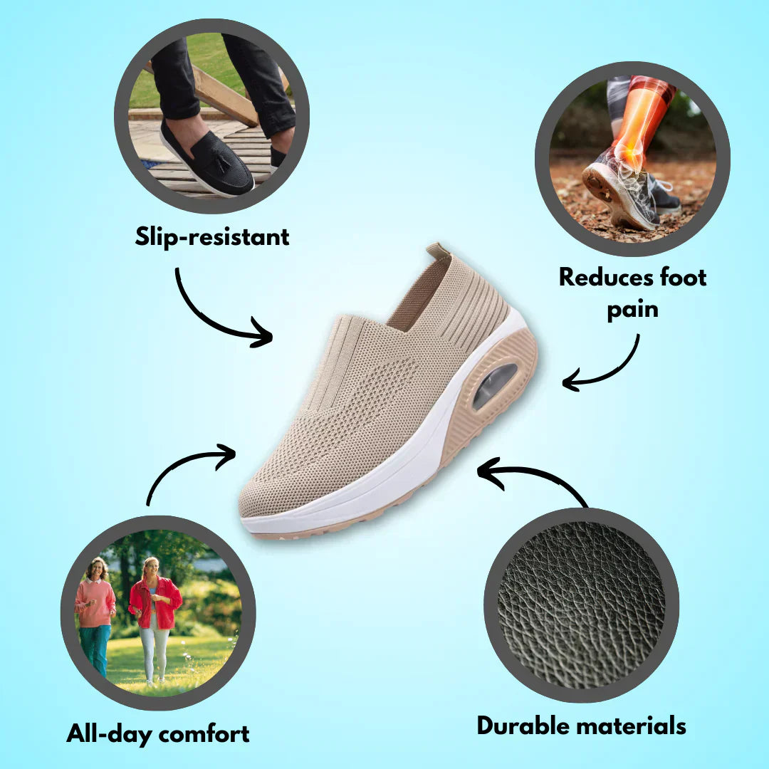 NovaFlex Orthopedic Women's Sneakers For Swollen Feet And Edema Relief