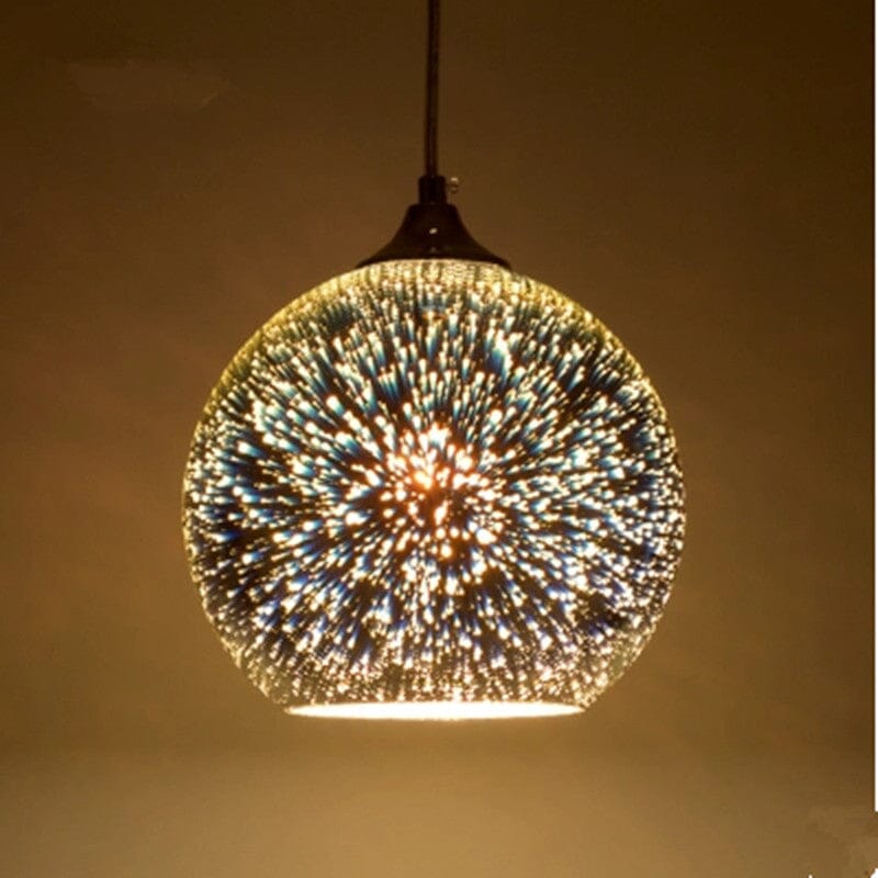 Astris Glass Pendellampe med stjernegjenskinn Miljøvennlig utgave