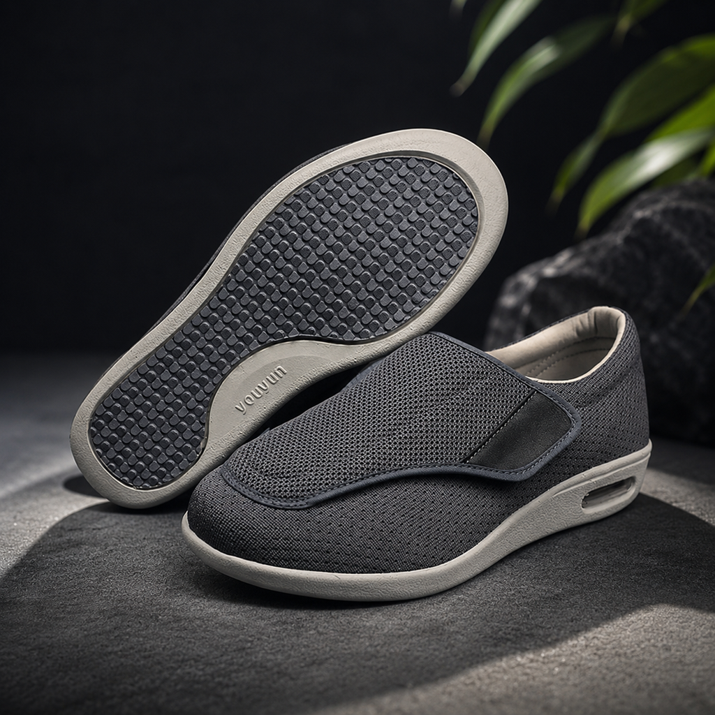 Adjustable Wide-Width Comfort Shoes For Broad Feet All Day
