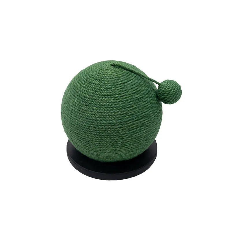 Sisal Cat Scratching Ball For Durable Claw Care And Fun Play