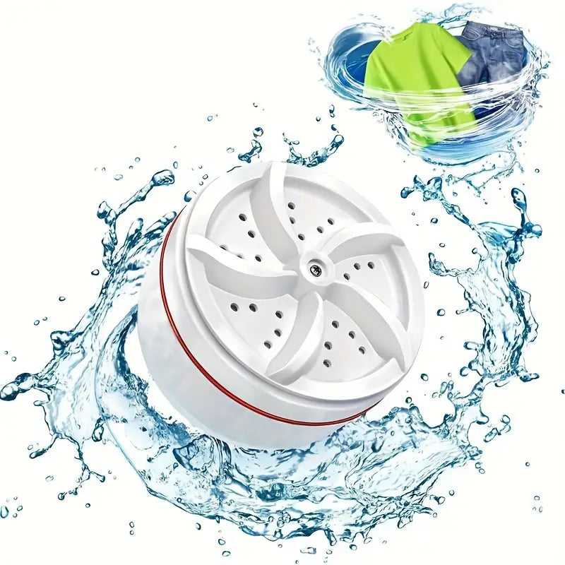 CleanWave™ Tragbarer Ultraschall-Waschautomat