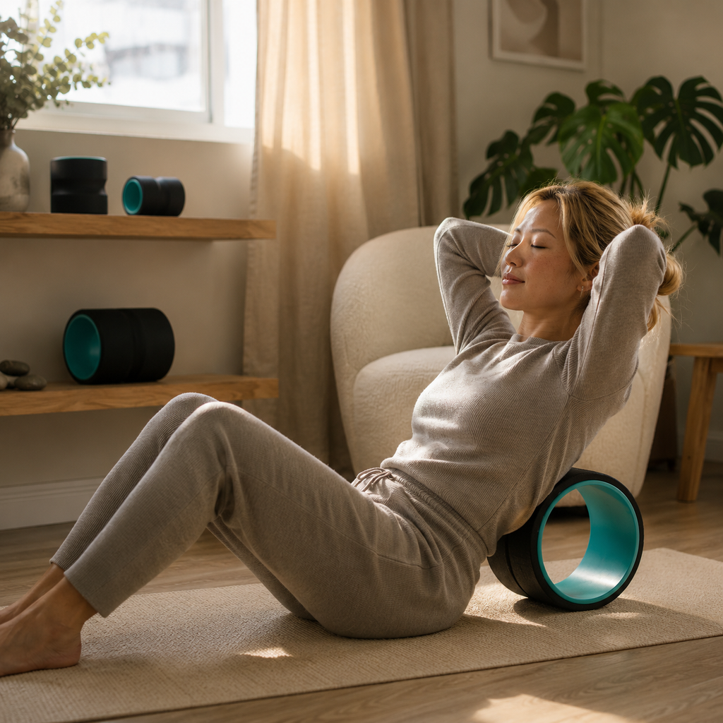 Třídílná sada zadních válečků pro každodenní protažení a pohyblivost doma