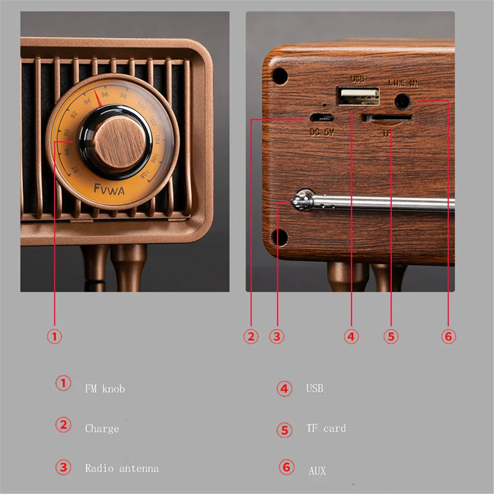 RetroGroove Bluetooth Radyo