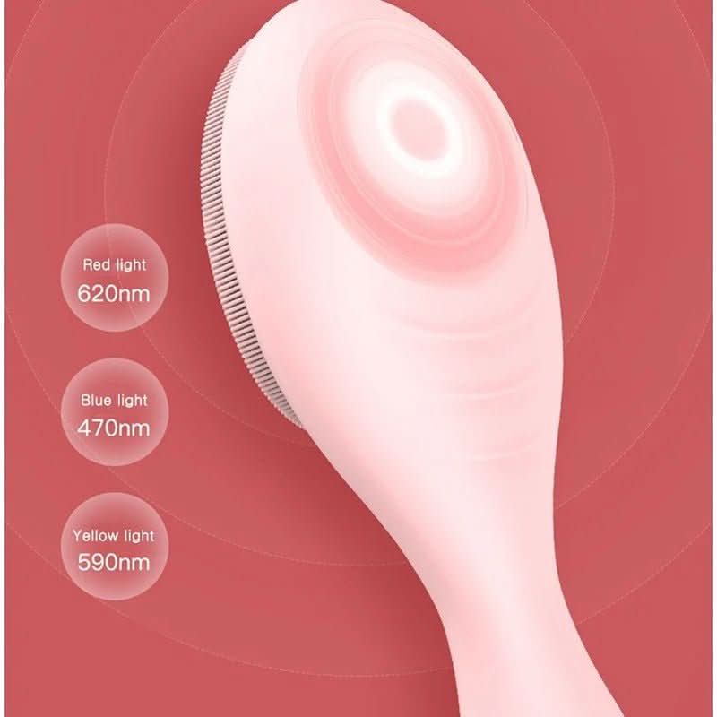 LumaPure Electric Facial Cleanser With LED Light And 42 Celsius Heat