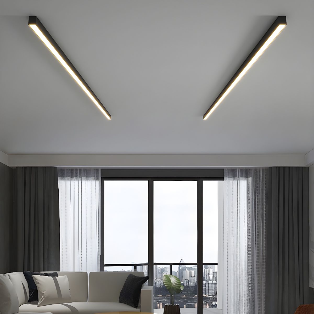 48-Zoll lineares Beleuchtungsgerät mit integriertem LED und energieeffizientem Design