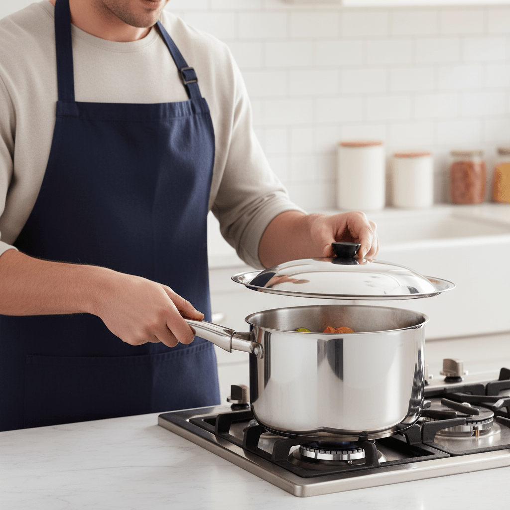 NovaCover Universal Stainless Steel Lid For Woks And Pans Heat Resistant For Cooks